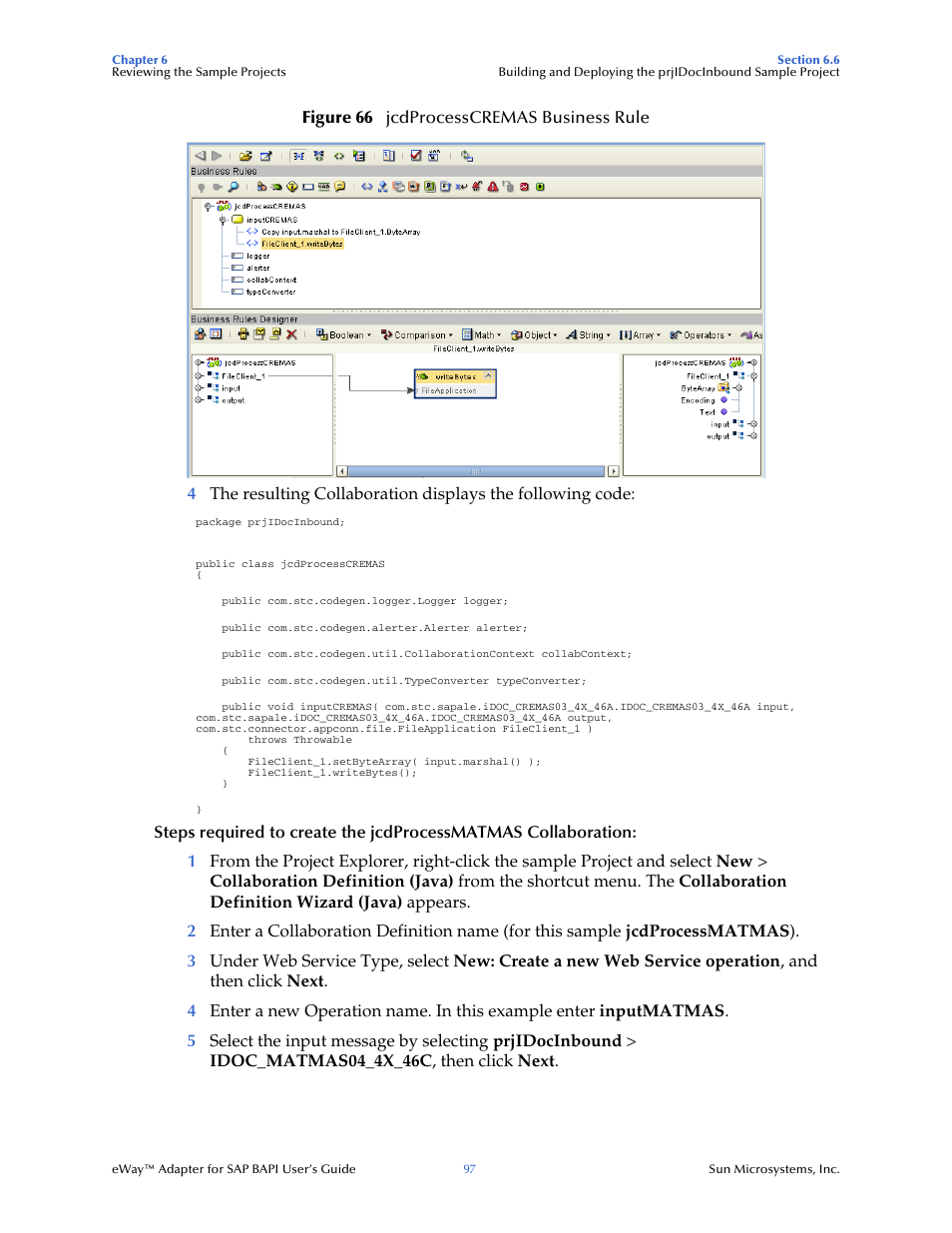 Sun Microsystems eWay SAP BAPI User Manual | Page 97 / 123