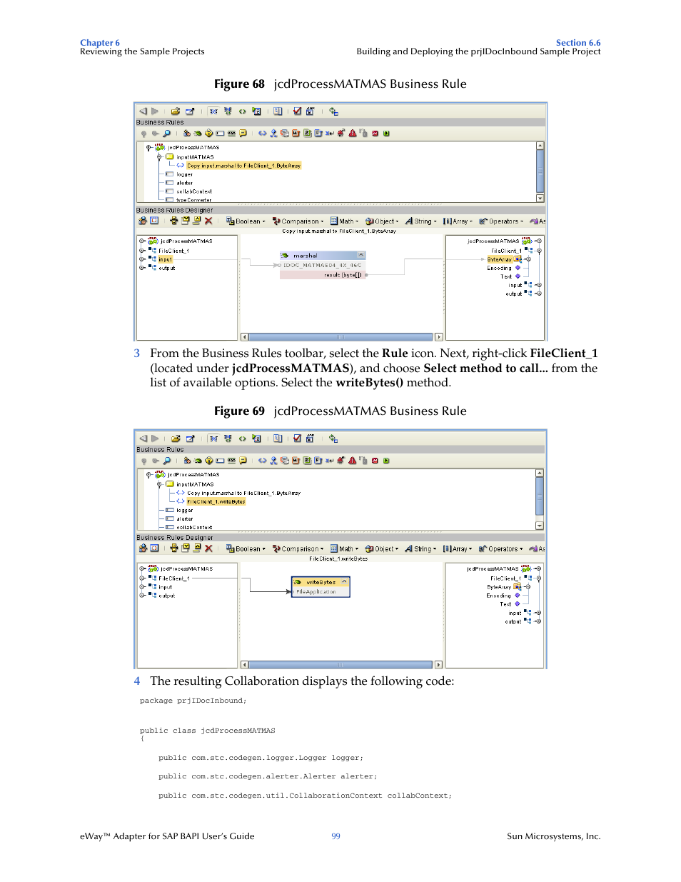 Sun Microsystems eWay SAP BAPI User Manual | Page 99 / 123