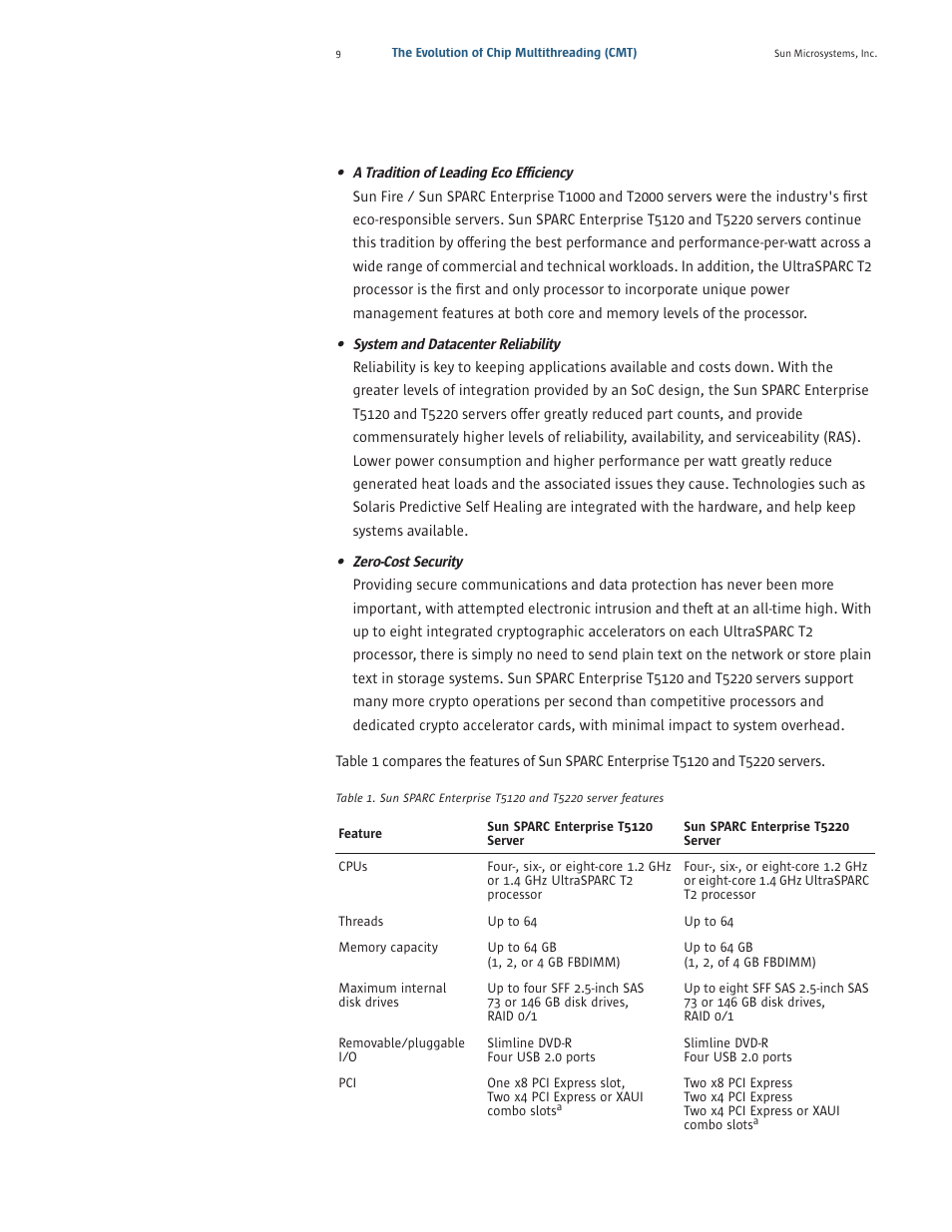 Sun Microsystems SPARC T5220 User Manual | Page 11 / 42