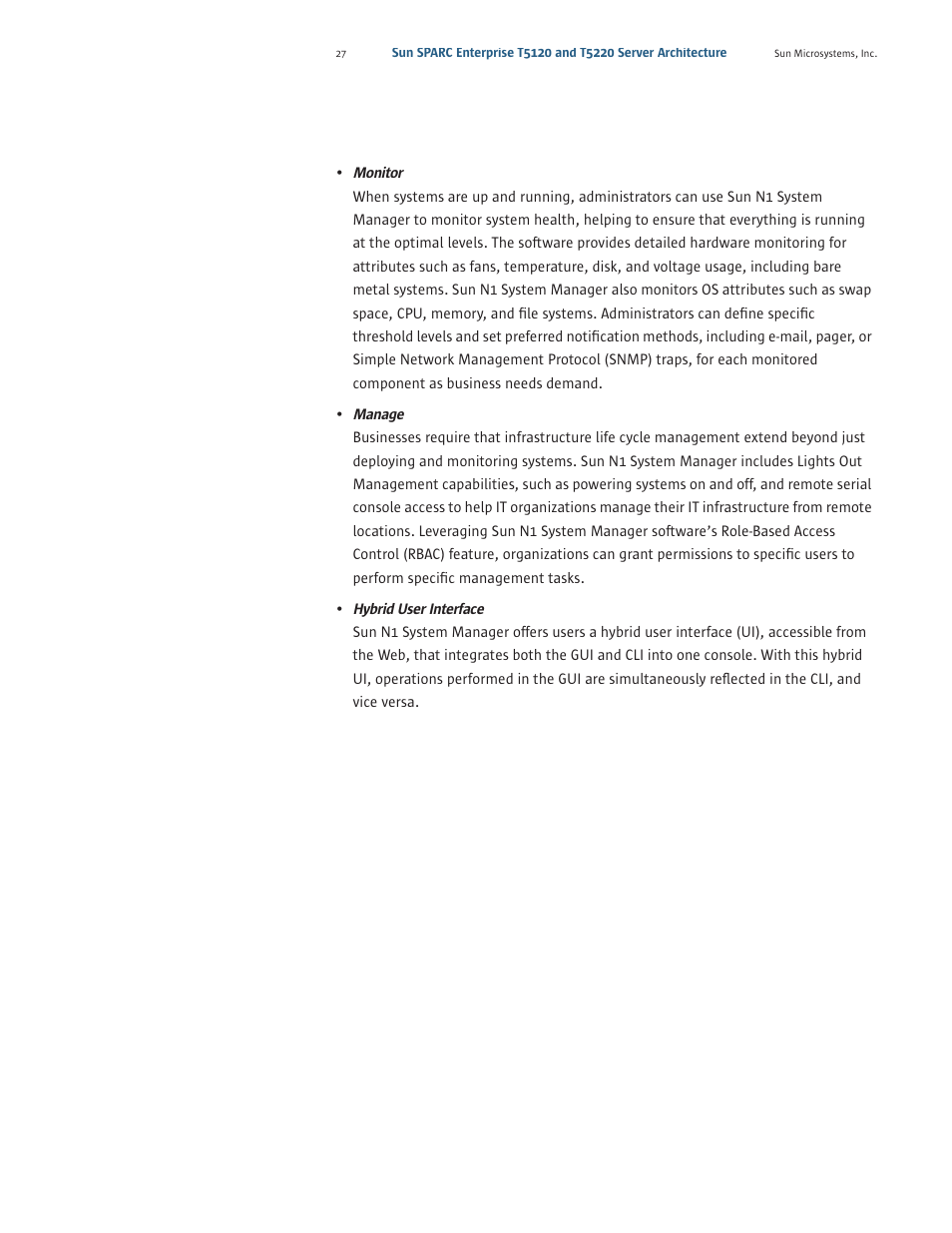 Sun Microsystems SPARC T5220 User Manual | Page 29 / 42