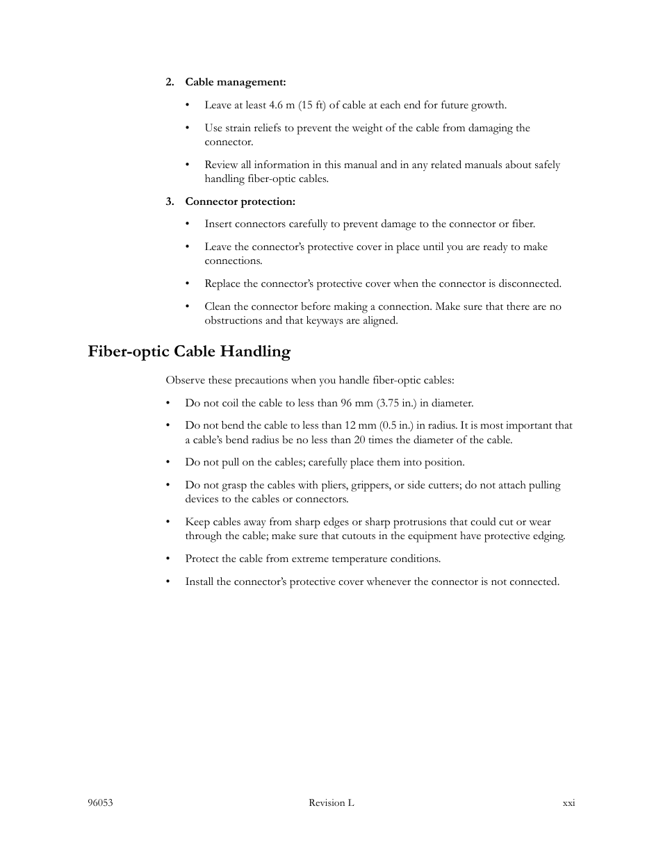 Fiber-optic cable handling | Sun Microsystems StorageTek L40 User Manual | Page 23 / 92