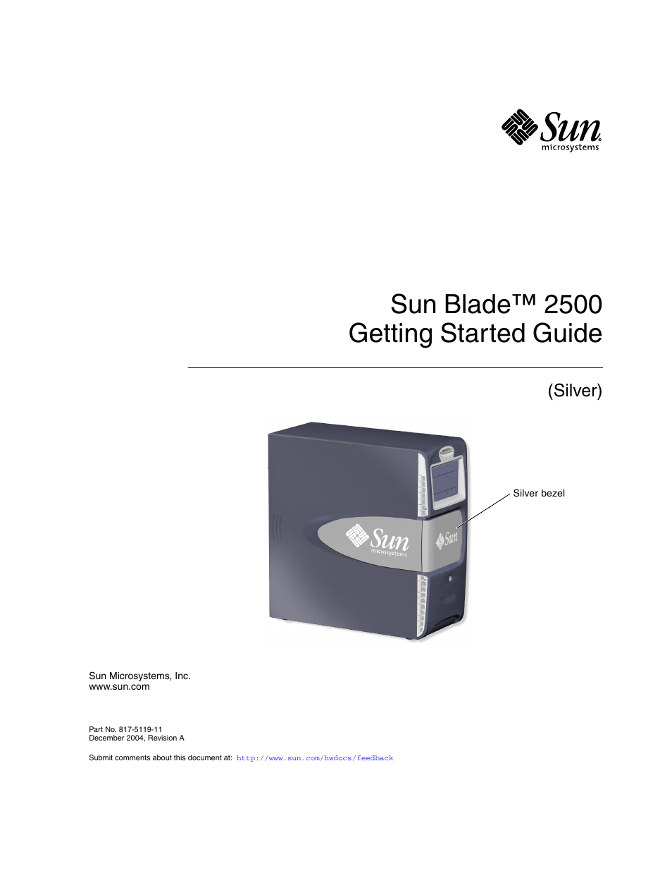 Sun Microsystems Sun Blade 2500 User Manual | 56 pages