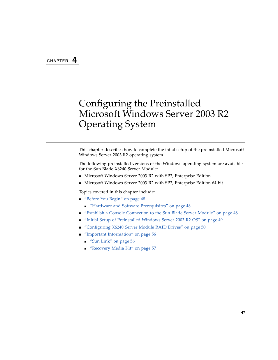 System | Sun Microsystems X6240 User Manual | Page 59 / 72