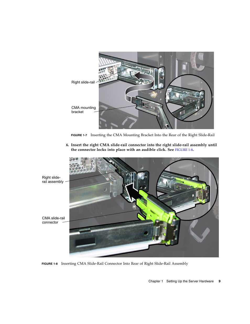 E click. see, Figure 1-7 | Sun Microsystems Sun Fire X4100 M2 User Manual | Page 17 / 50