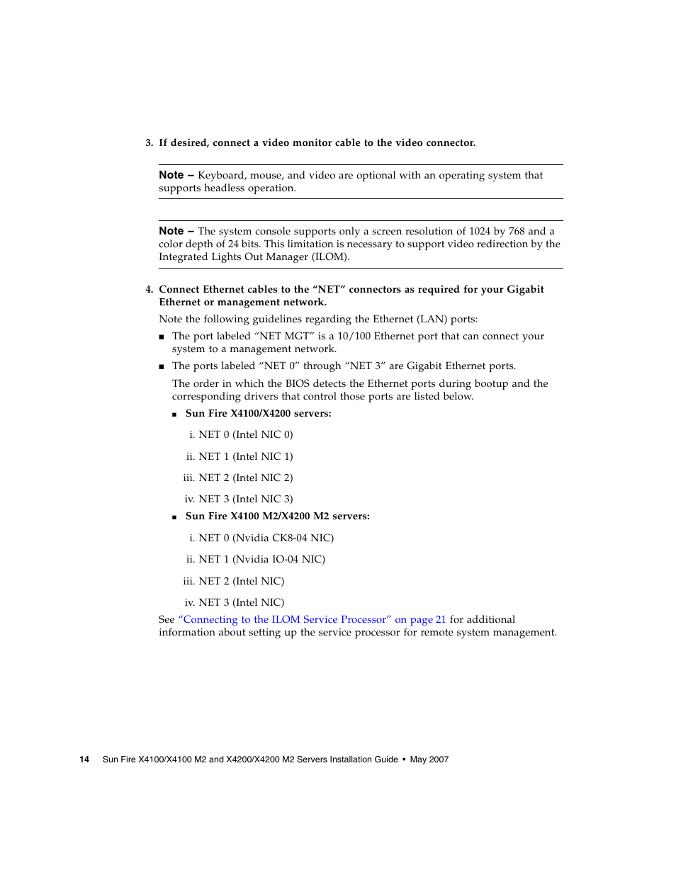 Sun Microsystems Sun Fire X4100 M2 User Manual | Page 22 / 50