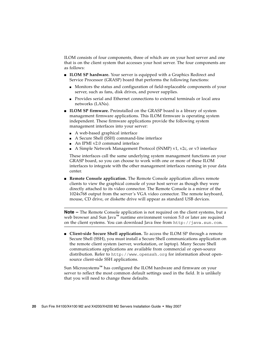 Sun Microsystems Sun Fire X4100 M2 User Manual | Page 28 / 50