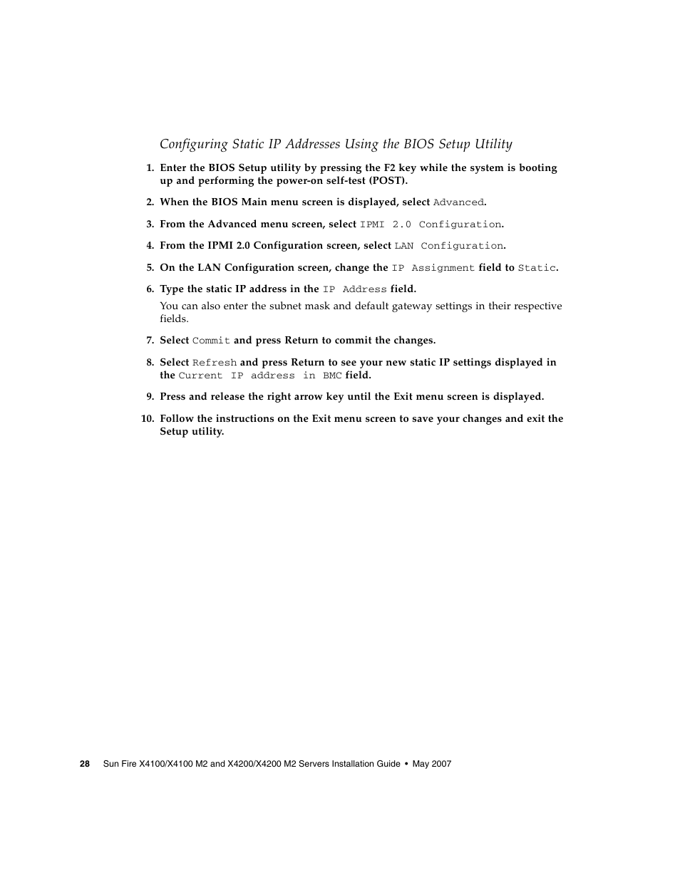 Sun Microsystems Sun Fire X4100 M2 User Manual | Page 36 / 50