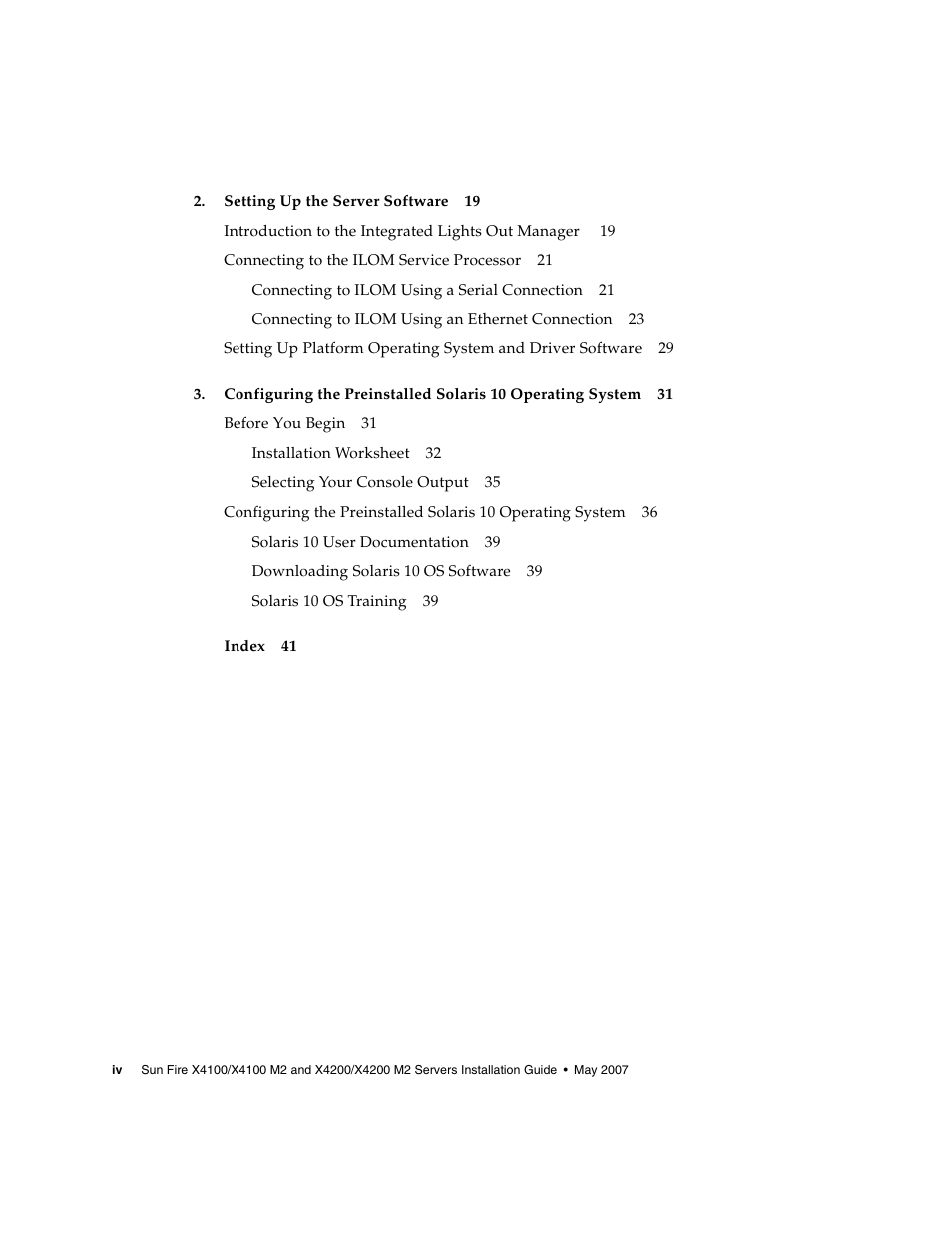 Sun Microsystems Sun Fire X4100 M2 User Manual | Page 4 / 50