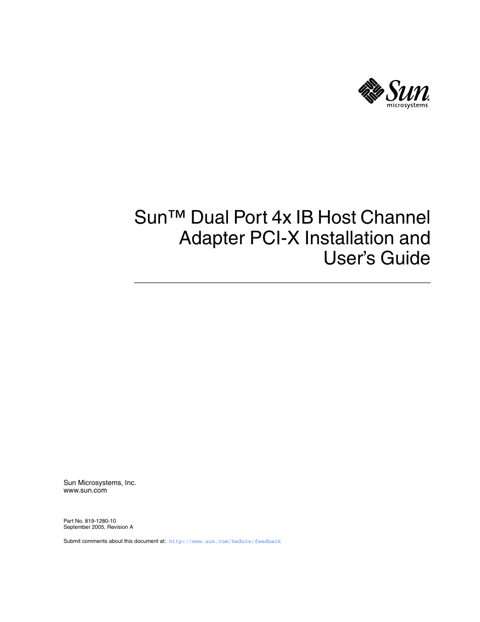 Sun Microsystems PCI User Manual | 50 pages