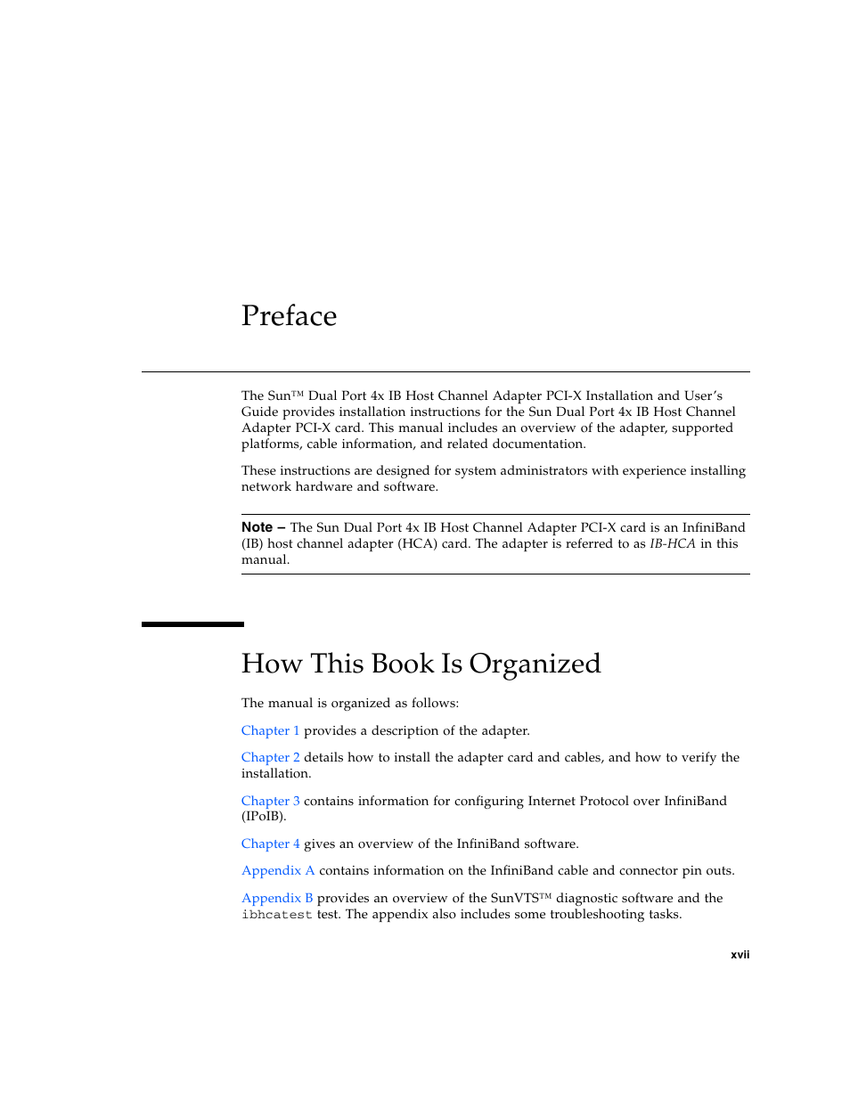 Preface, How this book is organized | Sun Microsystems PCI User Manual | Page 17 / 50