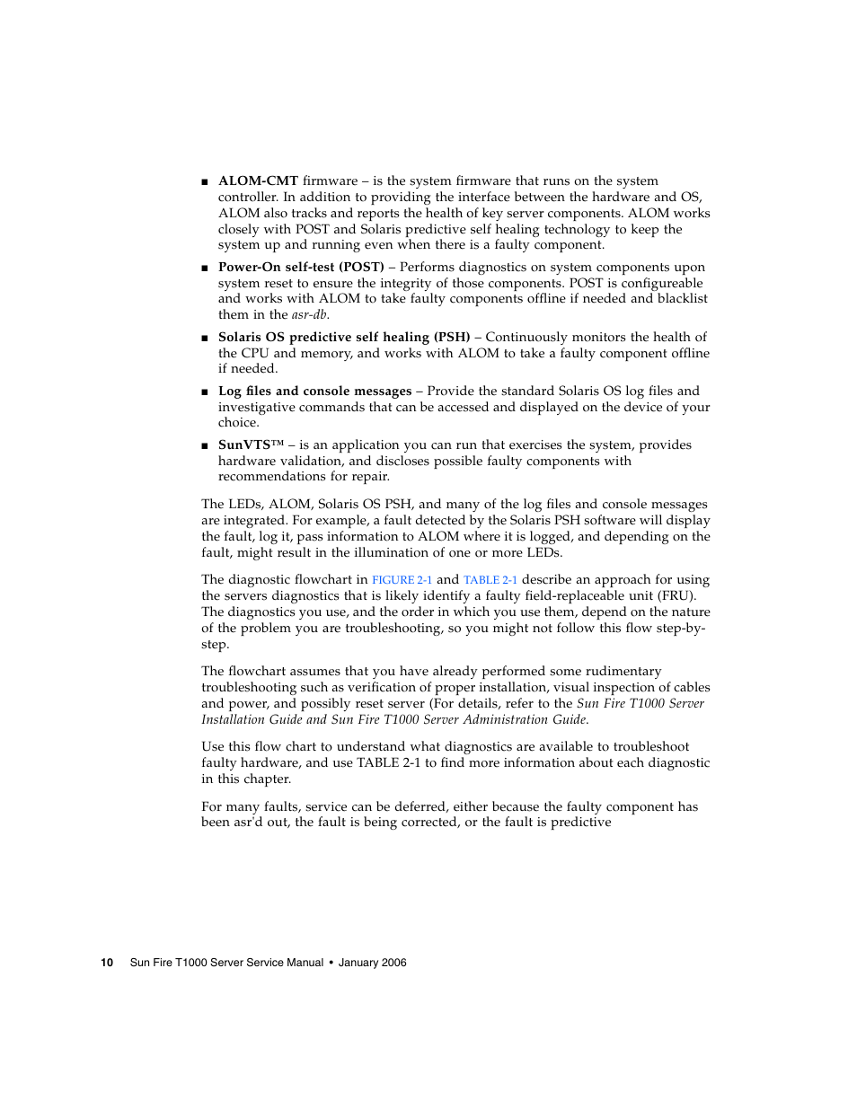 Sun Microsystems Sun Fire T1000 User Manual | Page 22 / 90