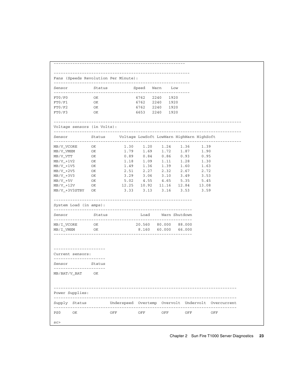 Sun Microsystems Sun Fire T1000 User Manual | Page 35 / 90