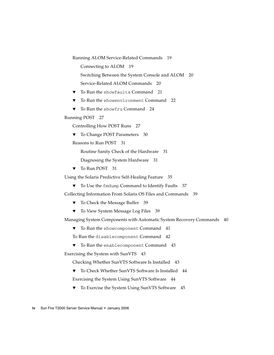 Sun Microsystems Sun Fire T1000 User Manual | Page 4 / 90