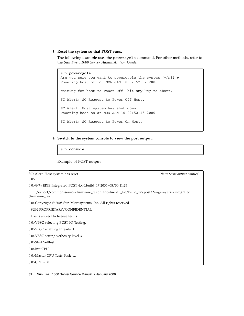 Sun Microsystems Sun Fire T1000 User Manual | Page 44 / 90