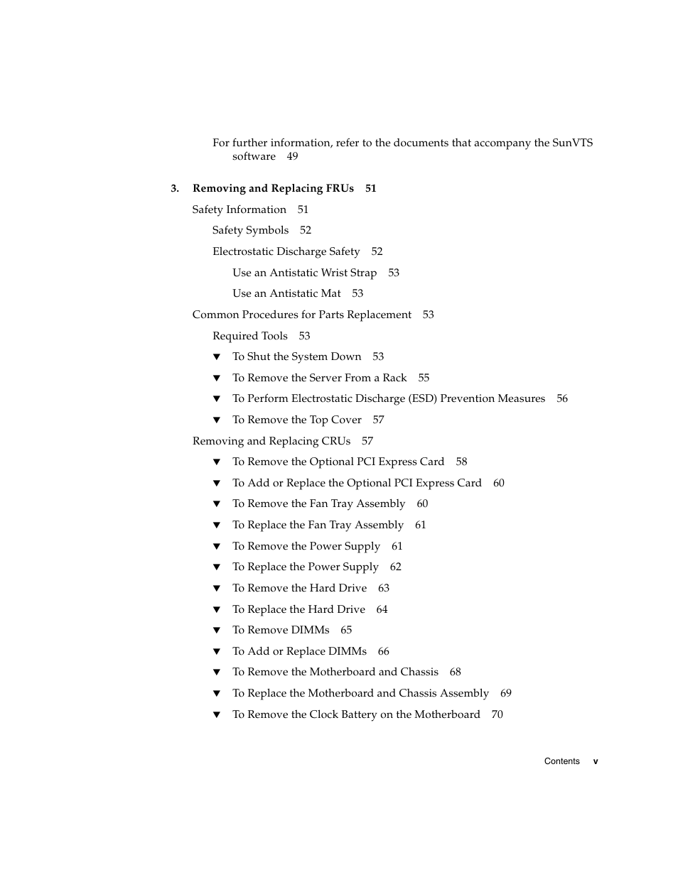 Sun Microsystems Sun Fire T1000 User Manual | Page 5 / 90