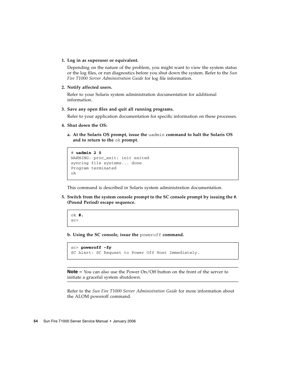 Sun Microsystems Sun Fire T1000 User Manual | Page 66 / 90