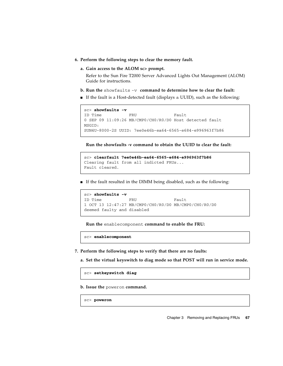Sun Microsystems Sun Fire T1000 User Manual | Page 79 / 90