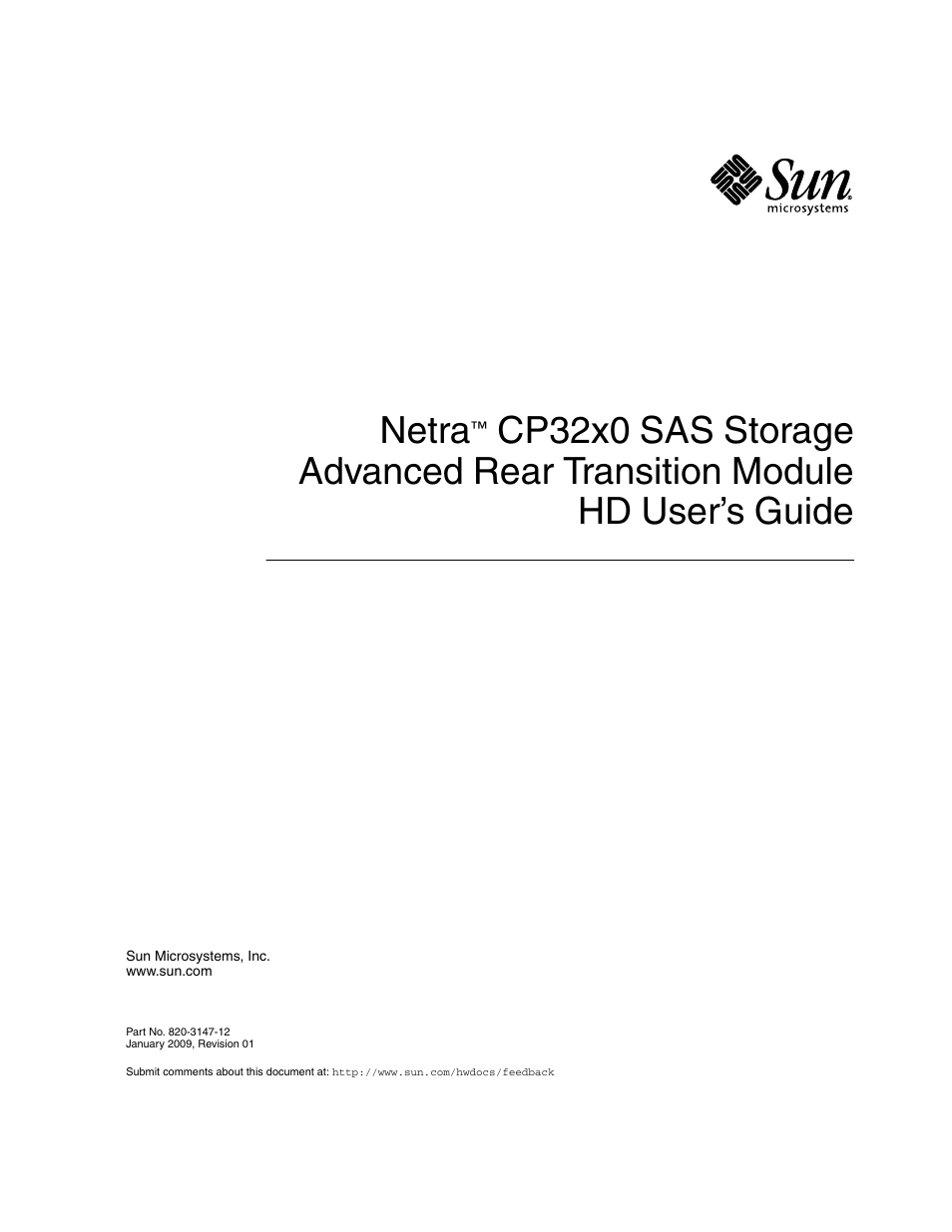 Sun Microsystems Netra CP32x0 User Manual | 66 pages