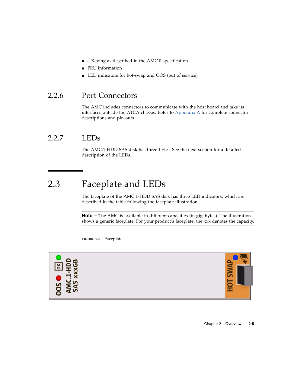 6 port connectors, 7 leds, 3 faceplate and leds | Port connectors, Leds, Faceplate and leds | Sun Microsystems SUN NETRA CP3000 User Manual | Page 35 / 72