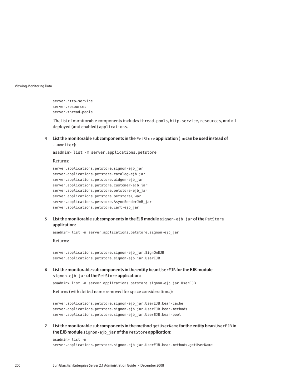 Sun Microsystems GLASSFISH ENTERPRISE 820433510 User Manual | Page 200 / 256