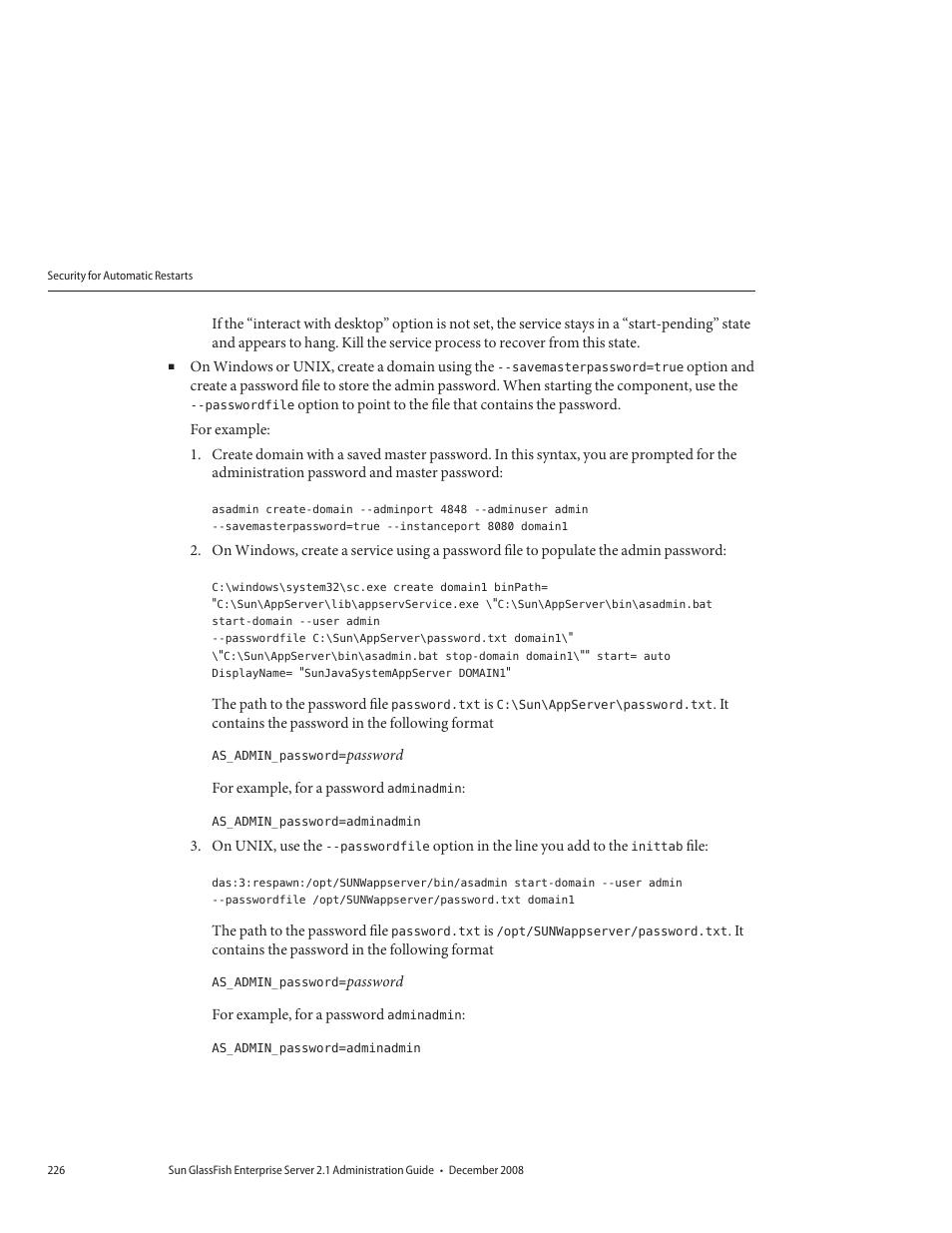 Sun Microsystems GLASSFISH ENTERPRISE 820433510 User Manual | Page 226 / 256