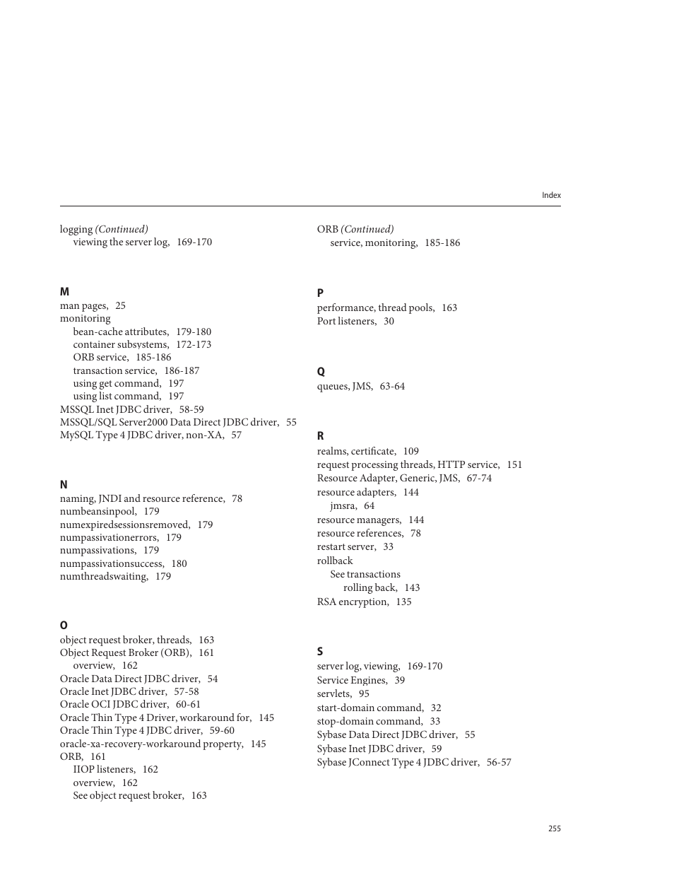 Sun Microsystems GLASSFISH ENTERPRISE 820433510 User Manual | Page 255 / 256