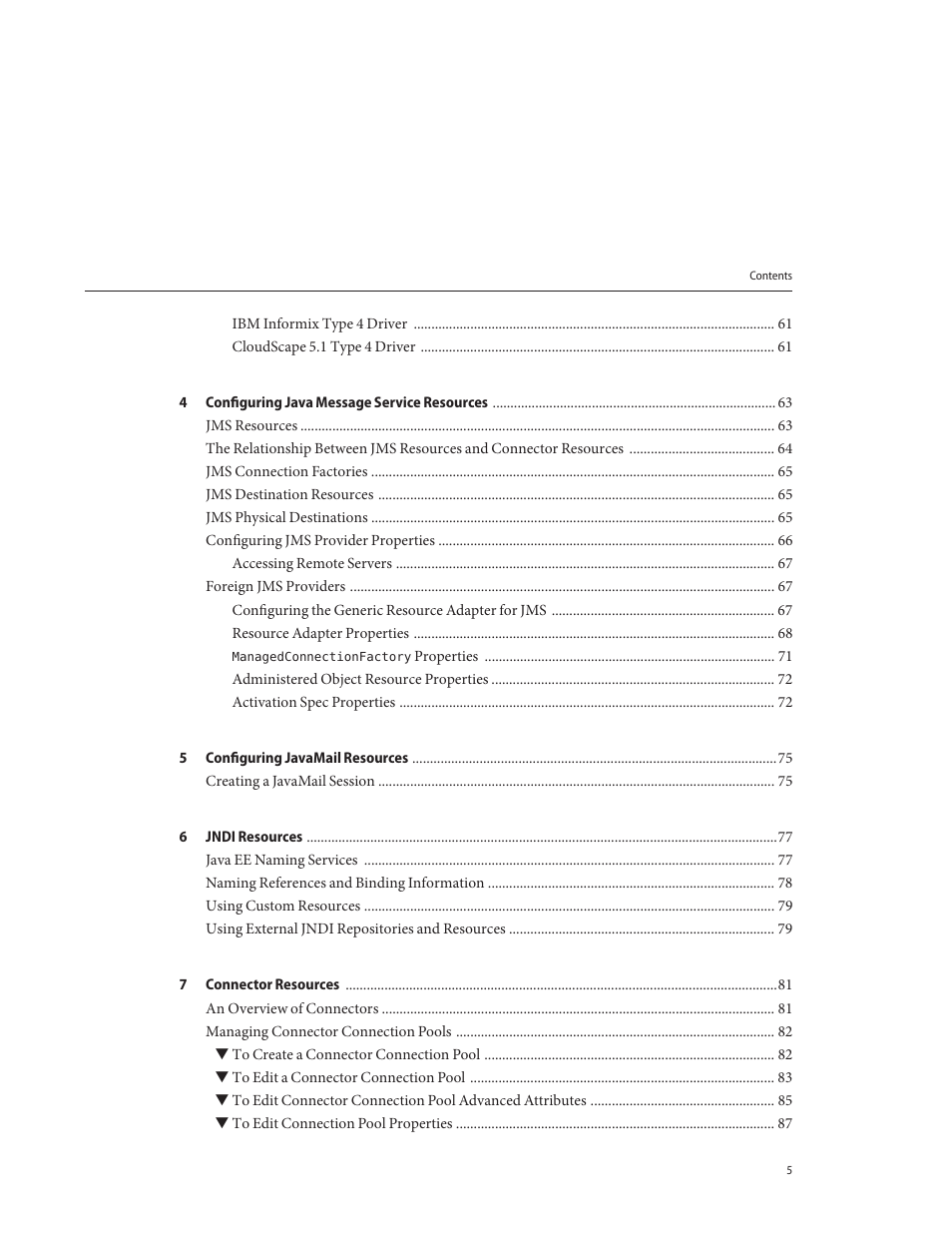 Sun Microsystems GLASSFISH ENTERPRISE 820433510 User Manual | Page 5 / 256