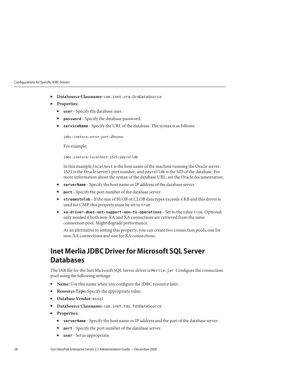 Sun Microsystems GLASSFISH ENTERPRISE 820433510 User Manual | Page 58 / 256