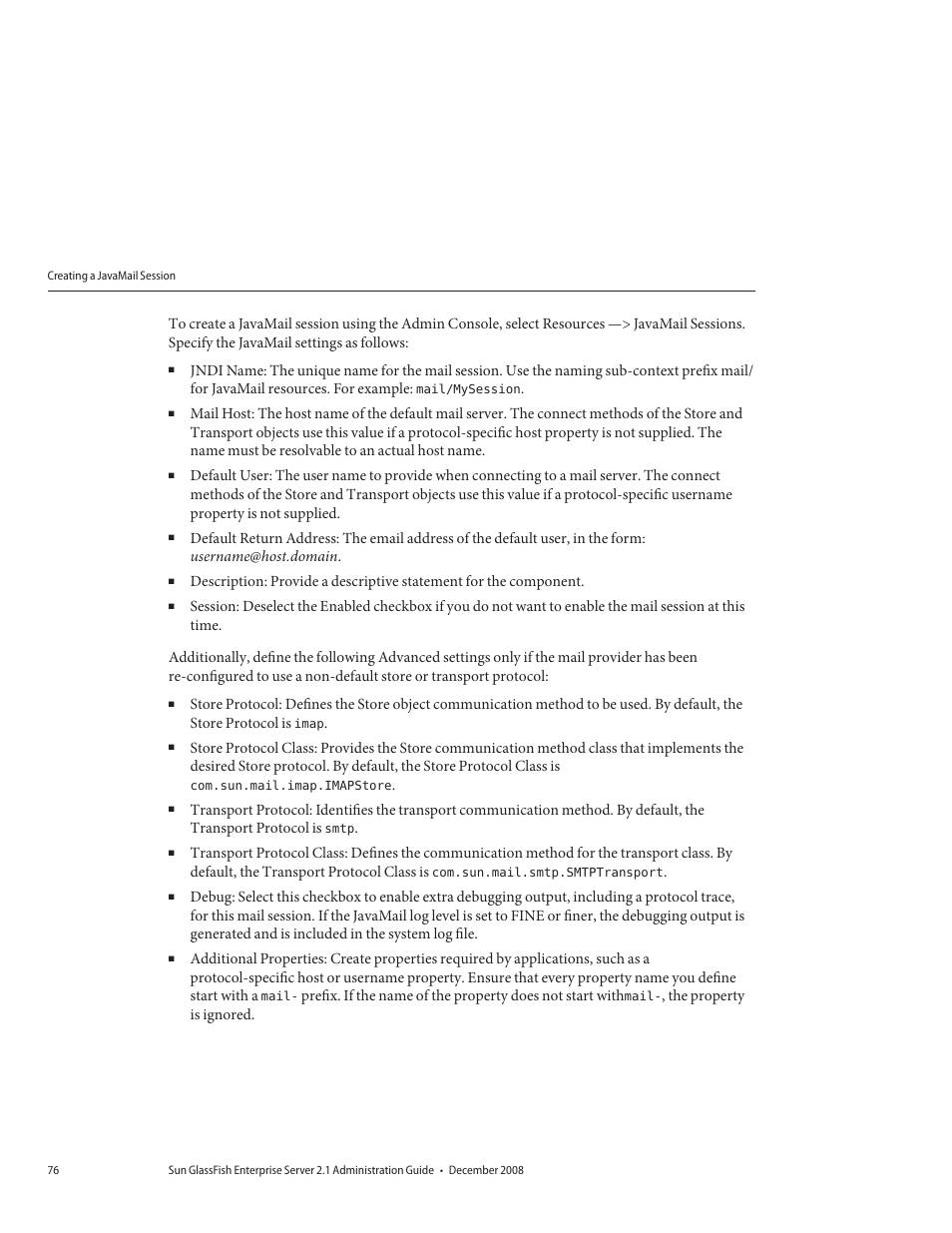 Sun Microsystems GLASSFISH ENTERPRISE 820433510 User Manual | Page 76 / 256