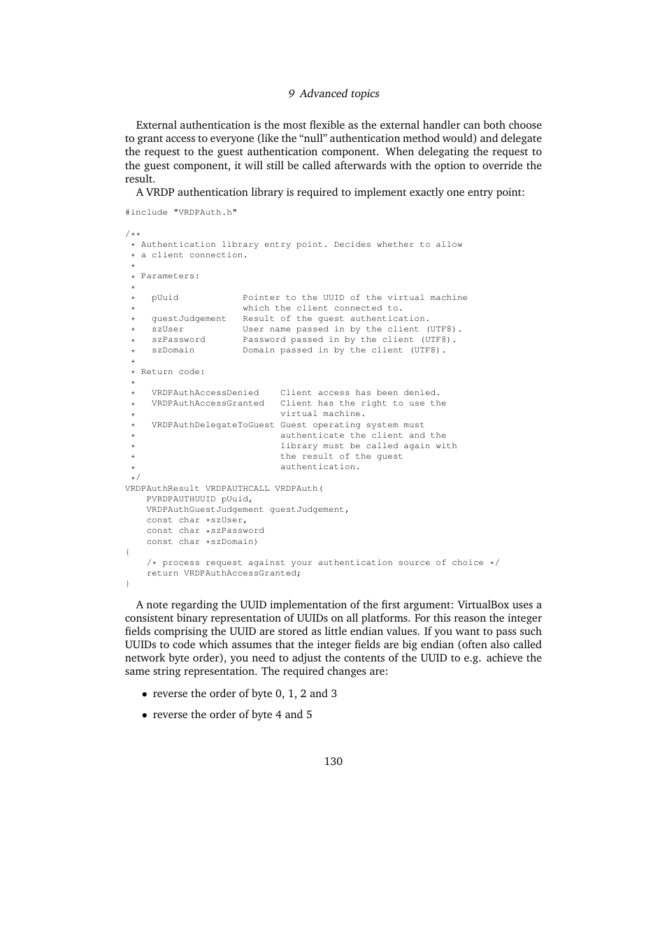 Sun Microsystems VIRTUALBOX 3.0.0 User Manual | Page 130 / 259