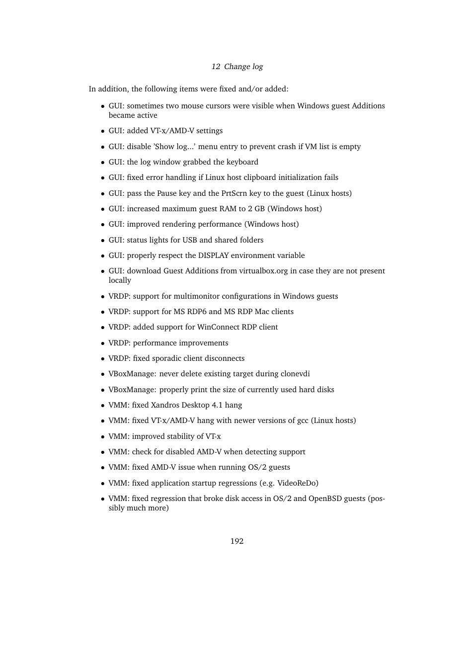 Sun Microsystems VIRTUALBOX 3.0.0 User Manual | Page 192 / 259