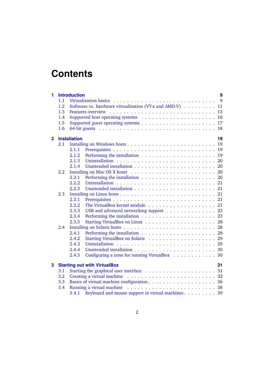 Sun Microsystems VIRTUALBOX 3.0.0 User Manual | Page 2 / 259