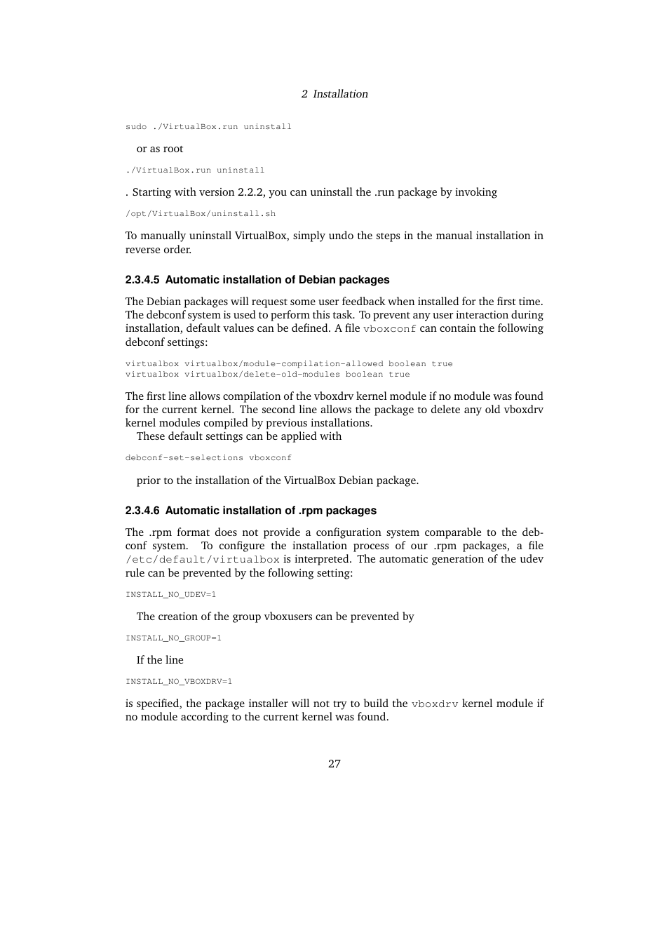 Sun Microsystems VIRTUALBOX 3.0.0 User Manual | Page 27 / 259