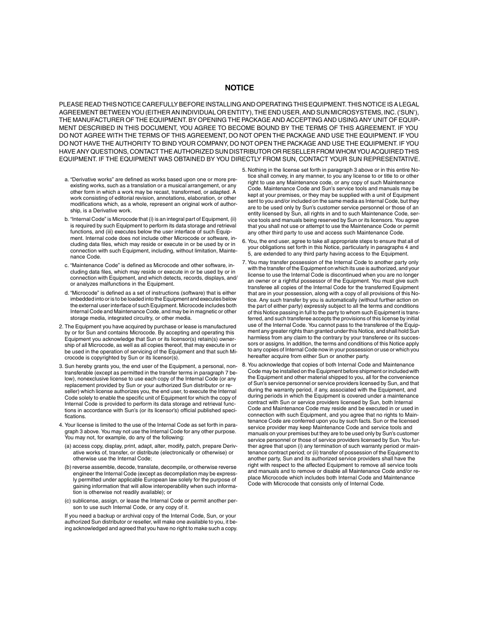 Internal code license statement | Sun Microsystems StorageTek 96257 User Manual | Page 14 / 118