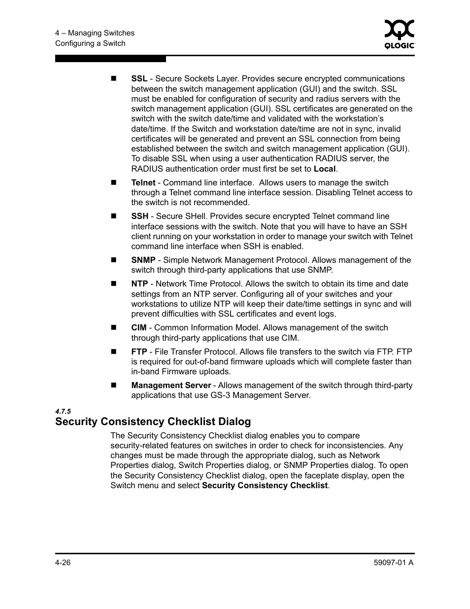 5 security consistency checklist dialog, Security consistency checklist dialog -26 | Sun Microsystems 5602 User Manual | Page 130 / 324