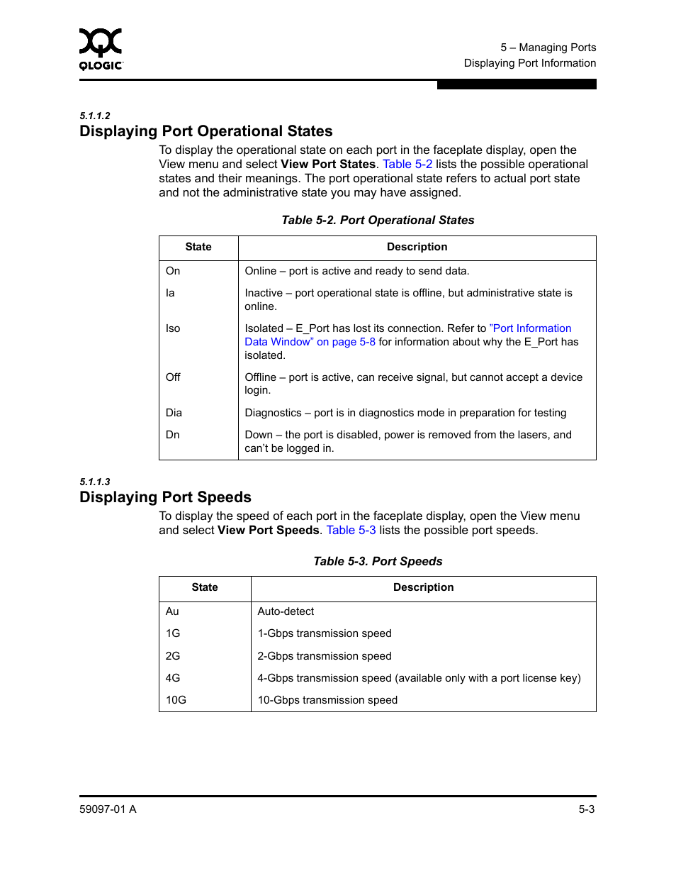 2 displaying port operational states, 3 displaying port speeds, Displaying port operational states -3 | Displaying port speeds -3, Port operational states -3, Port speeds -3, Displaying port operational states, Displaying port speeds | Sun Microsystems 5602 User Manual | Page 151 / 324