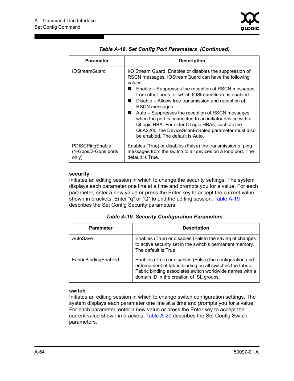 A-19 | Sun Microsystems 5602 User Manual | Page 238 / 324