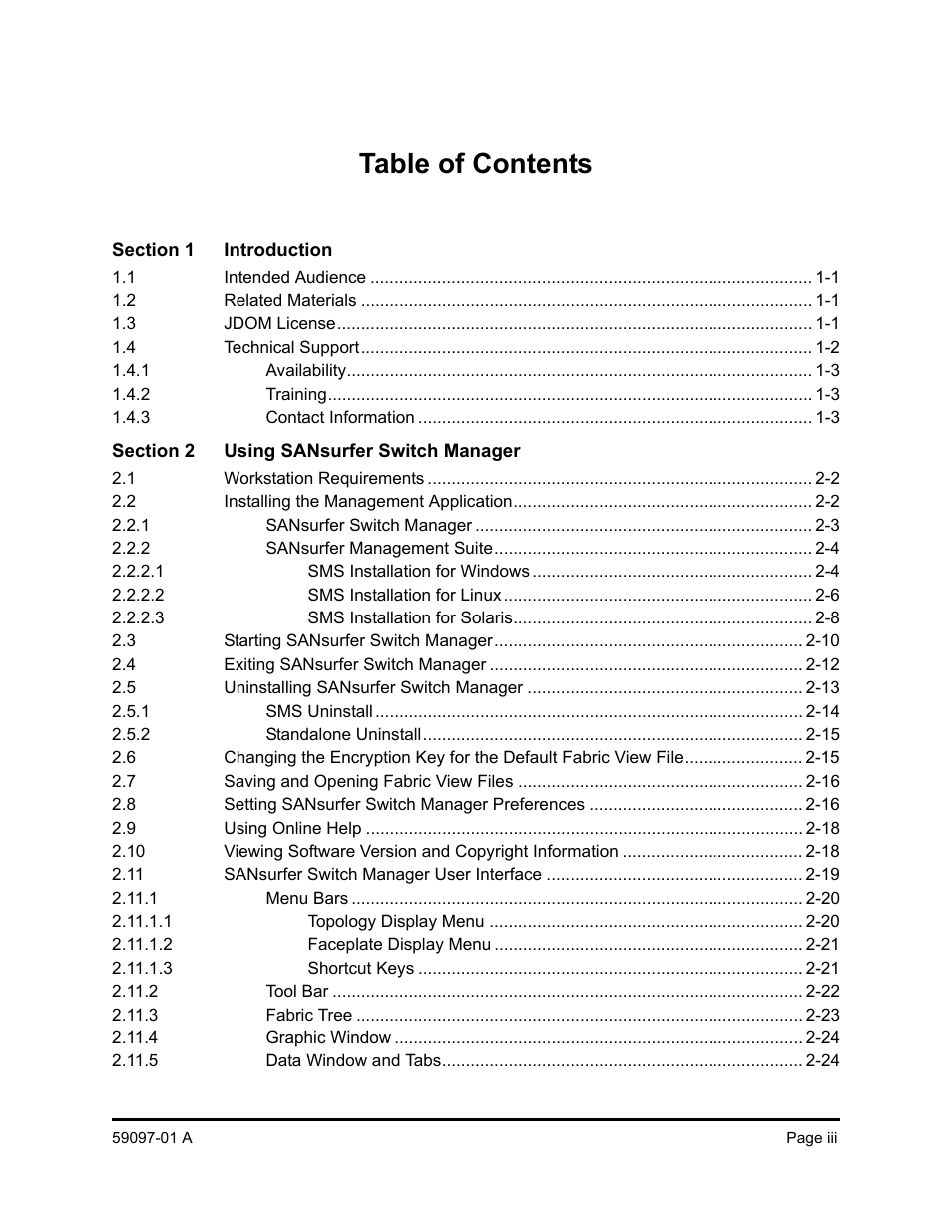 Sun Microsystems 5602 User Manual | Page 3 / 324