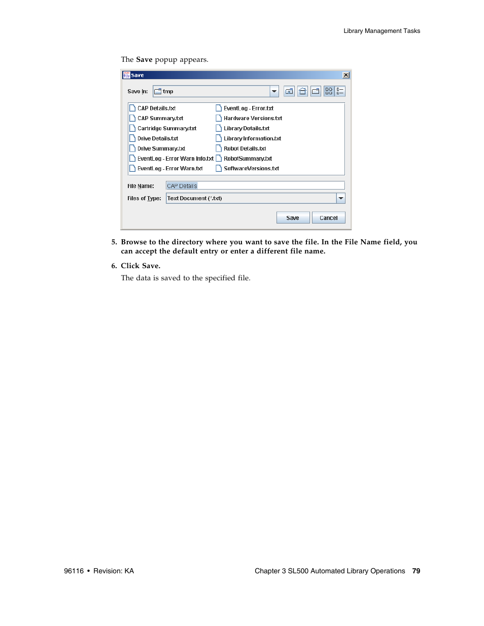 Sun Microsystems StorageTek Modular Library System SL500 User Manual | Page 111 / 436