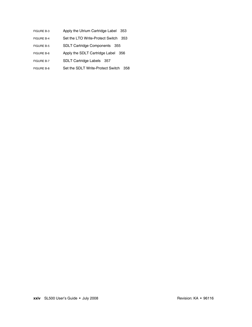 Sun Microsystems StorageTek Modular Library System SL500 User Manual | Page 24 / 436
