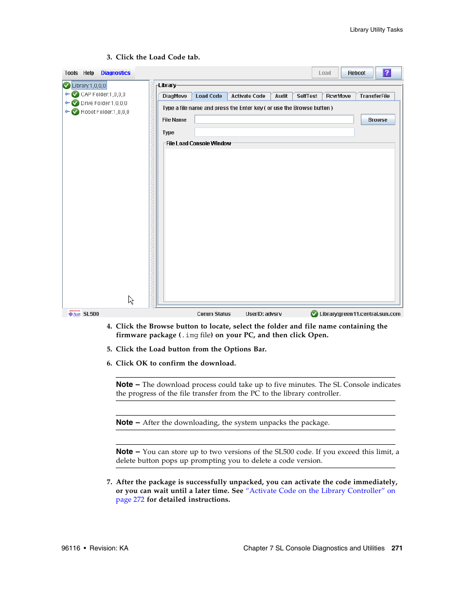 Sun Microsystems StorageTek Modular Library System SL500 User Manual | Page 303 / 436