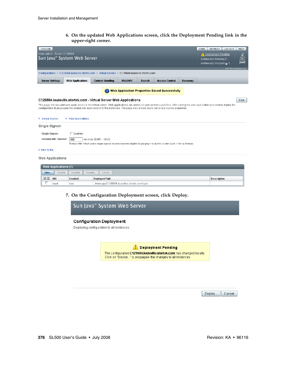 Sun Microsystems StorageTek Modular Library System SL500 User Manual | Page 408 / 436