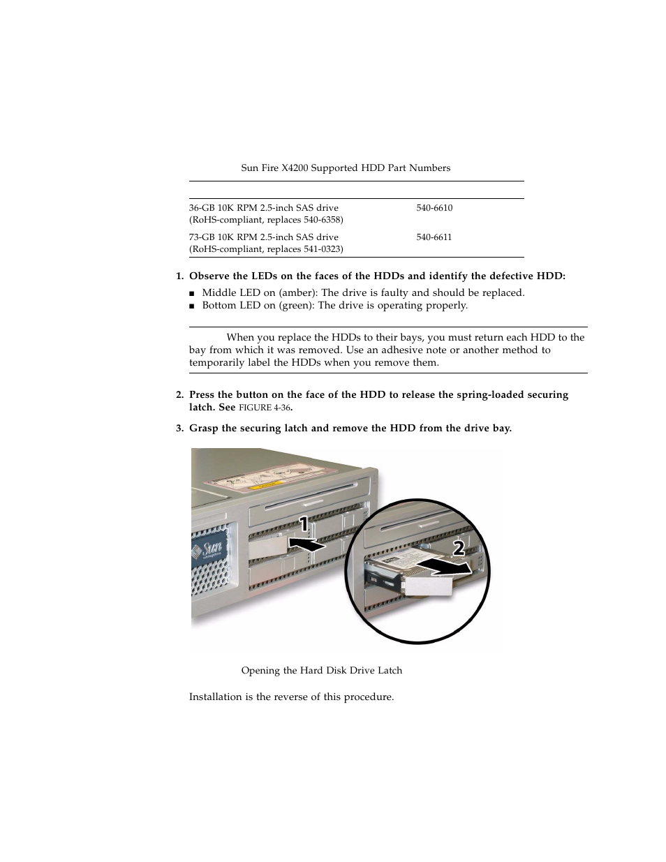 Table 4-10 | Sun Microsystems Sun Fire X4100 User Manual | Page 171 / 302