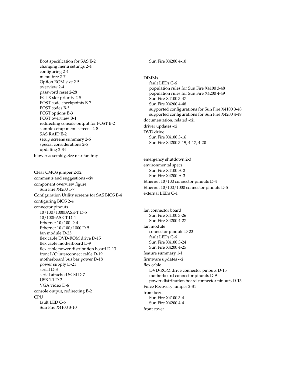 Sun Microsystems Sun Fire X4100 User Manual | Page 298 / 302