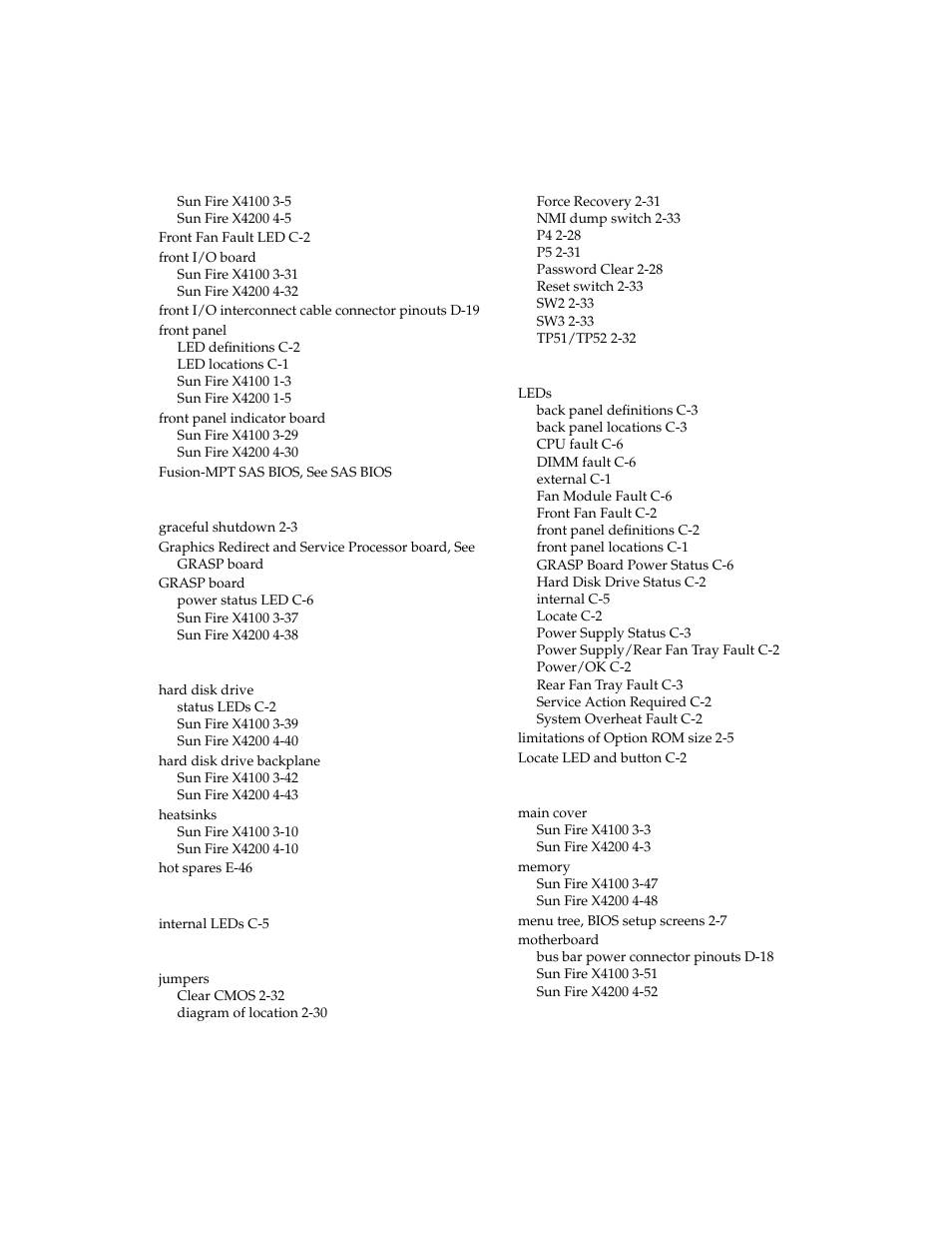 Sun Microsystems Sun Fire X4100 User Manual | Page 299 / 302