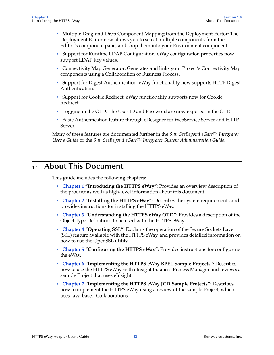 4 about this document, About this document | Sun Microsystems 5.1.1 User Manual | Page 12 / 114