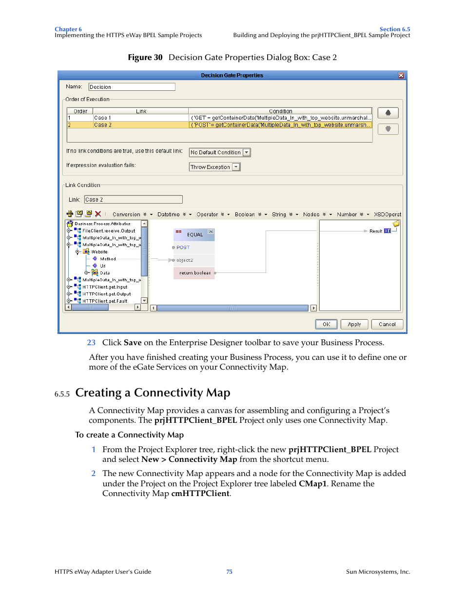 5 creating a connectivity map, Creating a connectivity map | Sun Microsystems 5.1.1 User Manual | Page 75 / 114