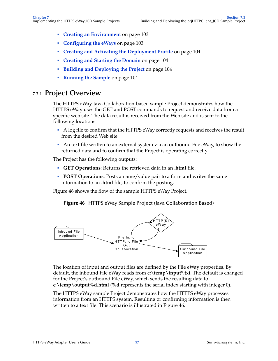 1 project overview, Project overview | Sun Microsystems 5.1.1 User Manual | Page 97 / 114