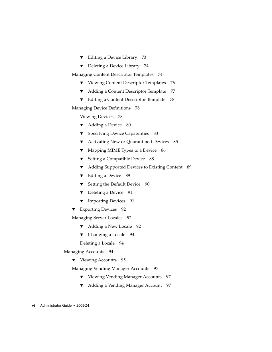 Sun Microsystems Sun Java System Content Delivery Server 5 User Manual | Page 6 / 283