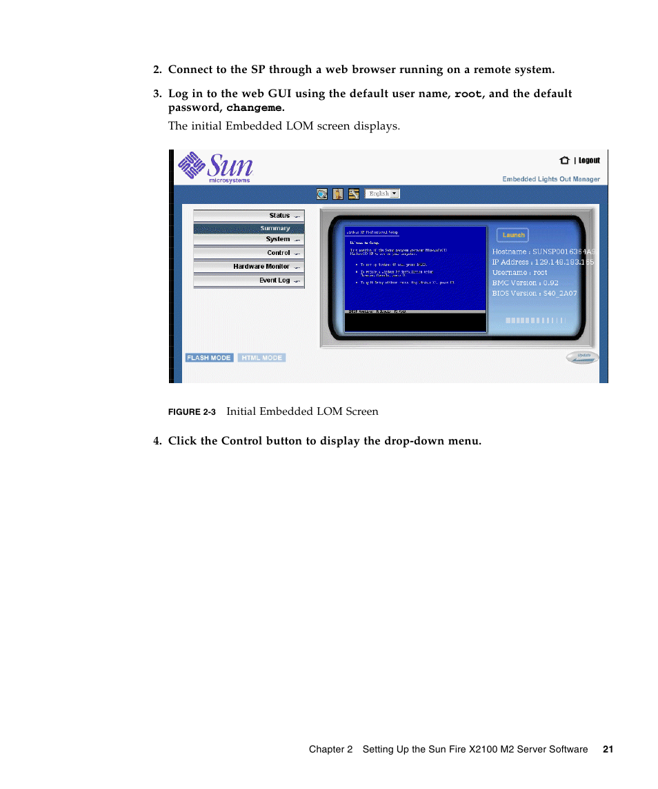 Sun Microsystems Sun Fire X2100 M2 User Manual | Page 25 / 40